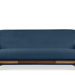 KONSIMO GUSTAVO II Sofa trzyosobowa rozkładana w tkaninie sztruksowej 817526 KONSIMO GUSTAVO II Sofa trzyosobowa rozkładana w tkaninie sztruksowej 817526
