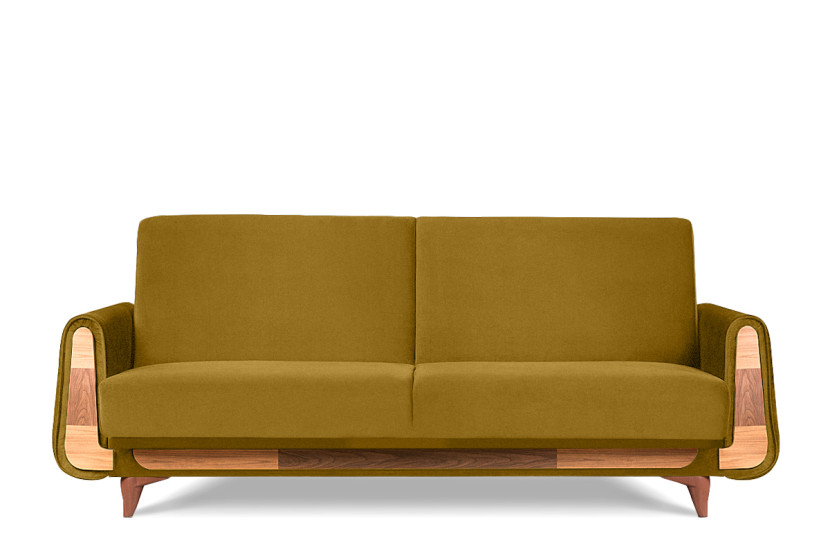 KONSIMO GUSTAVO Sofa rozkładana z pojemnikiem na pościel do salonu 817508