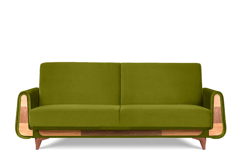 KONSIMO GUSTAVO Sofa rozkładana z pojemnikiem na pościel do salonu 817510