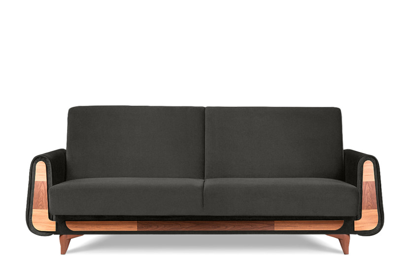 KONSIMO GUSTAVO Sofa rozkładana z pojemnikiem na pościel do salonu 817527