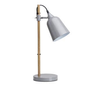 KONSIMO HALI nowoczesna metalowa lampka biurkowa kolor szary 807461 KONSIMO HALI nowoczesna metalowa lampka biurkowa kolor szary 807461