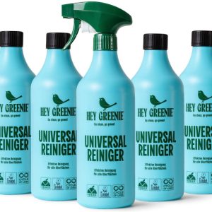 KONSIMO HEY GREENIE Zestaw uniwersalnych płynów do czyszczenia 5szt. 800 ml 827292 KONSIMO HEY GREENIE Zestaw uniwersalnych płynów do czyszczenia 5szt. 800 ml 827292