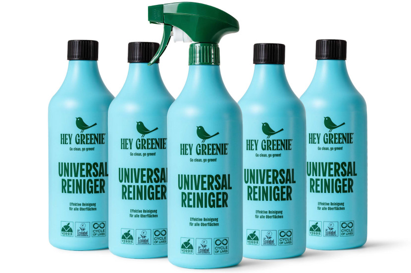 KONSIMO HEY GREENIE Zestaw uniwersalnych płynów do czyszczenia 5szt. 800 ml 827292
