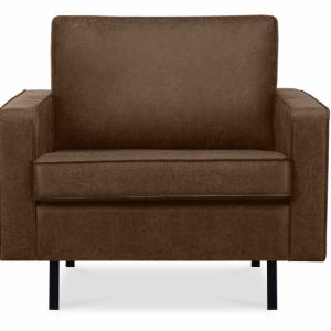 KONSIMO INVIA Fotel z podłokietnikami w stylu loft na czarnych nogach 794687 KONSIMO INVIA Fotel z podłokietnikami w stylu loft na czarnych nogach 794687