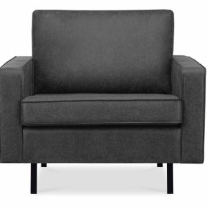 KONSIMO INVIA Fotel z podłokietnikami w stylu loft na czarnych nogach 795770 KONSIMO INVIA Fotel z podłokietnikami w stylu loft na czarnych nogach 795770