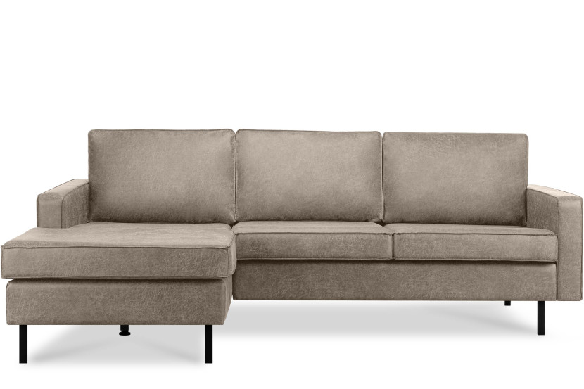 KONSIMO INVIA Narożnik lewy w stylu loft, metalowe nóżki, szer. 234 cm 794954
