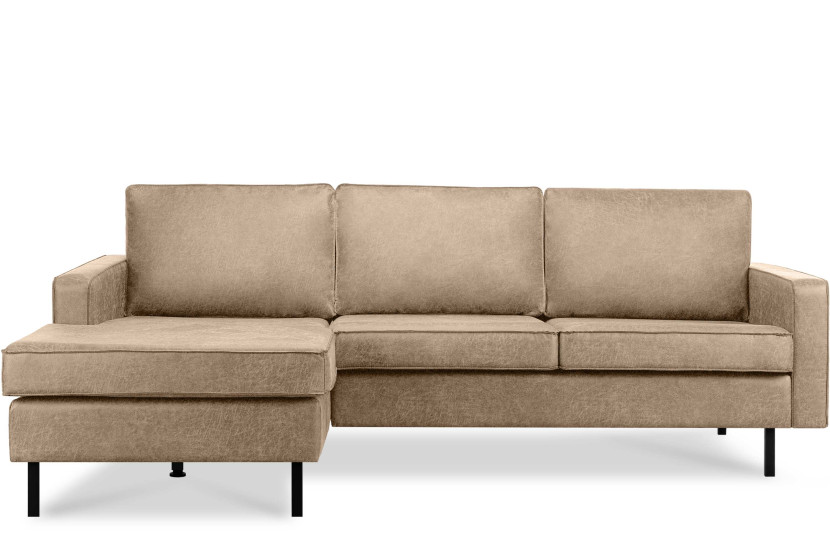 KONSIMO INVIA Narożnik lewy w stylu loft, metalowe nóżki, szer. 234 cm 794955
