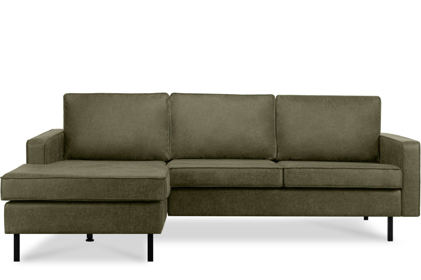 KONSIMO INVIA Narożnik lewy w stylu loft, metalowe nóżki, szer. 234 cm 794956