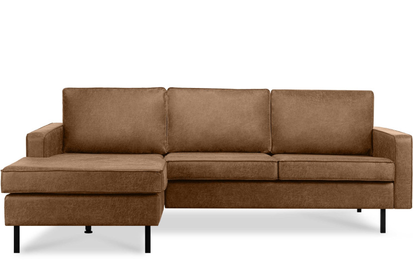KONSIMO INVIA Narożnik lewy w stylu loft, metalowe nóżki, szer. 234 cm 794957