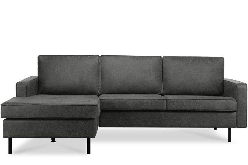 KONSIMO INVIA Narożnik lewy w stylu loft, metalowe nóżki, szer. 234 cm 794951
