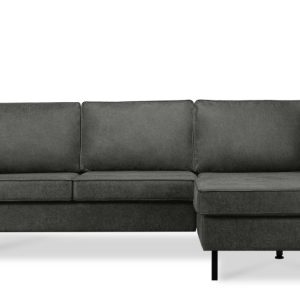 KONSIMO INVIA Narożnik prawy w stylu loft, metalowe nóżki, szer. 234 cm 794959 KONSIMO INVIA Narożnik prawy w stylu loft, metalowe nóżki, szer. 234 cm 794959