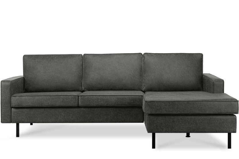 KONSIMO INVIA Narożnik prawy w stylu loft, metalowe nóżki, szer. 234 cm 794959