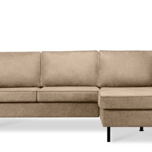 KONSIMO INVIA Narożnik prawy w stylu loft, metalowe nóżki, szer. 234 cm 794953 KONSIMO INVIA Narożnik prawy w stylu loft, metalowe nóżki, szer. 234 cm 794953