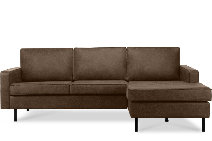 KONSIMO INVIA Narożnik prawy w stylu loft, metalowe nóżki, szer. 234 cm 794962