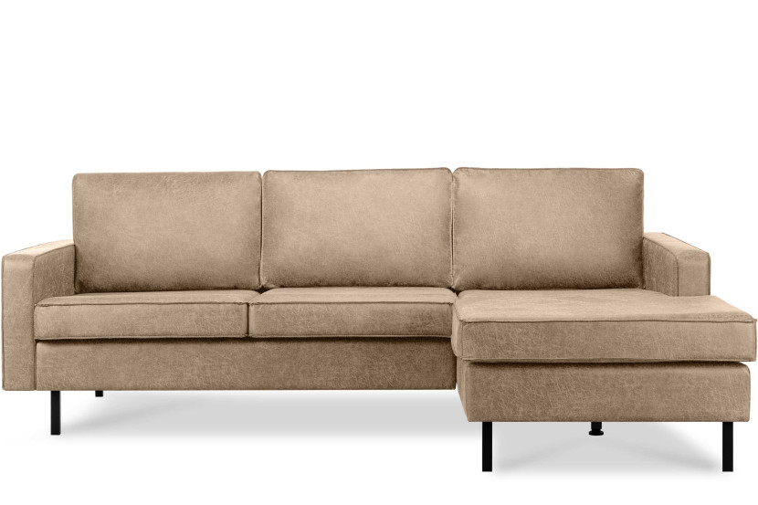 KONSIMO INVIA Narożnik prawy w stylu loft, metalowe nóżki, szer. 234 cm 794953