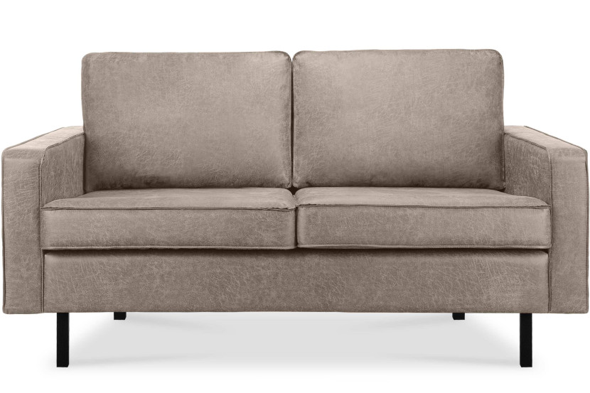 KONSIMO INVIA Sofa dwuosobowa industrialna na metalowych nóżkach 794949