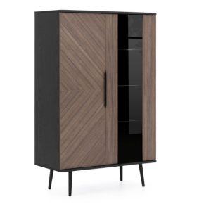KONSIMO LANDI Duża witryna do salonu lub jadalni, metalowe nóżki 823646 KONSIMO LANDI Duża witryna do salonu lub jadalni, metalowe nóżki 823646