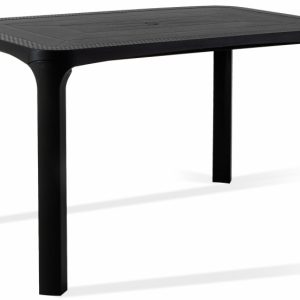 KONSIMO LEOPSI prostokątny stół ogrodowy z polipropylenu 120×80 cm 1019726