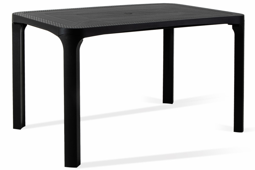 KONSIMO LEOPSI prostokątny stół ogrodowy z polipropylenu 120x80 cm 1019726
