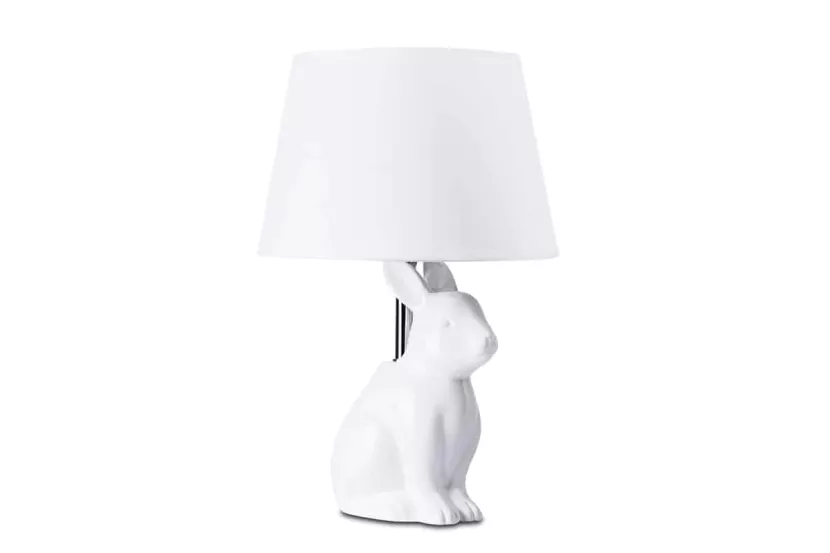 KONSIMO LEPUS Lampa stołowa królik kolor biały 807820