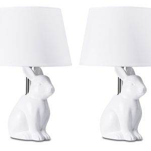 KONSIMO LEPUS zestaw dwóch lampek ozdobnych ceramiczny królik 807853 KONSIMO LEPUS zestaw dwóch lampek ozdobnych ceramiczny królik 807853