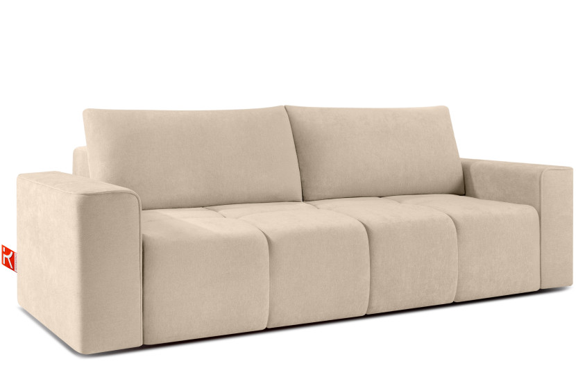 KONSIMO LIGULA nowoczesna rozkładana sofa trzyosobowa ze schowkiem 999593