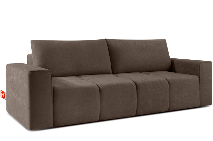 KONSIMO LIGULA nowoczesna rozkładana sofa trzyosobowa ze schowkiem 999599