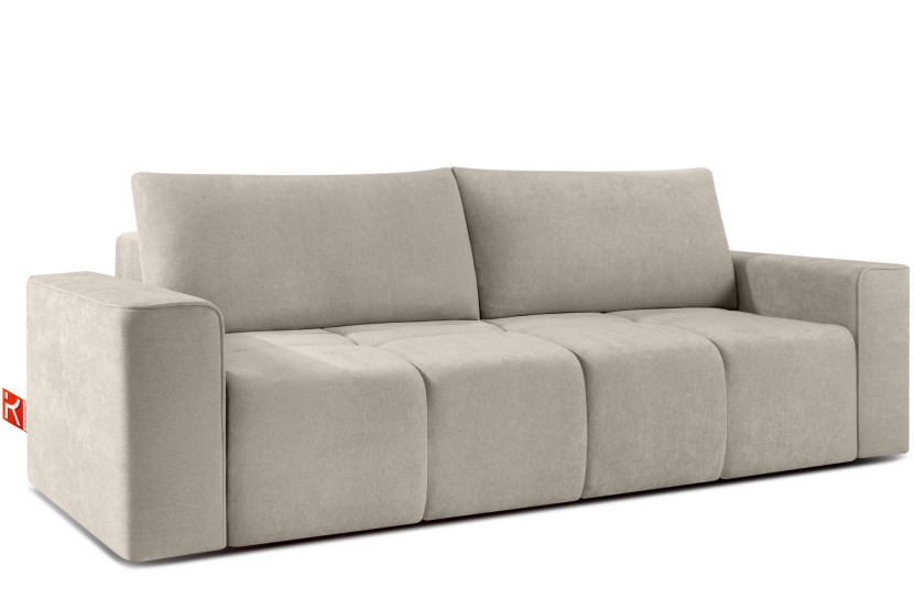 KONSIMO LIGULA nowoczesna rozkładana sofa trzyosobowa ze schowkiem 999591