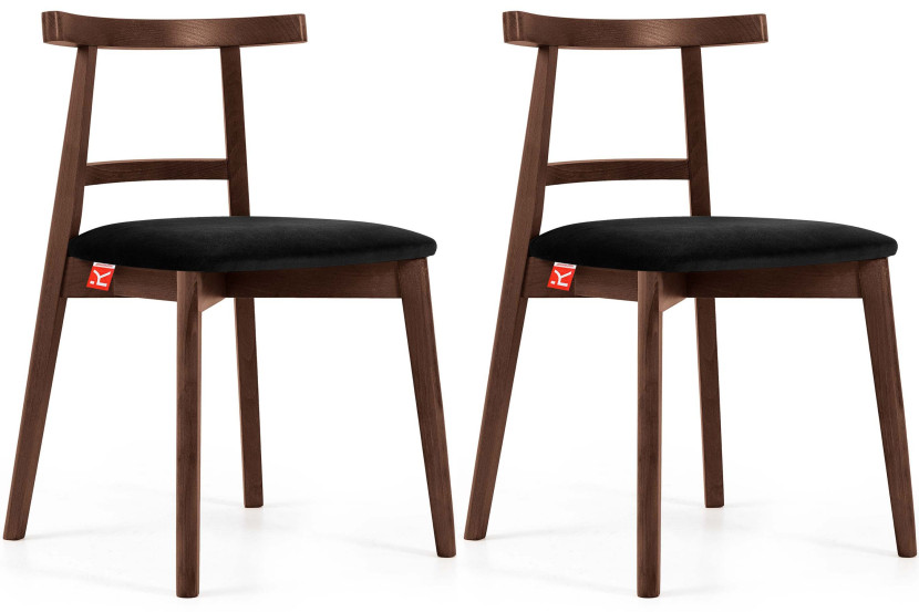 KONSIMO LILIO Krzesło drewniane do jadalni 2 szt. Stelaż drewno bukowe 725855