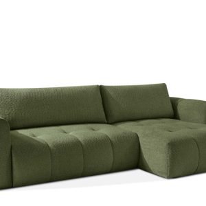 KONSIMO LIRA Narożnik prawy z funkcją spania, tkanina boucle, styl japandi 751932 KONSIMO LIRA Narożnik prawy z funkcją spania, tkanina boucle, styl japandi 751932