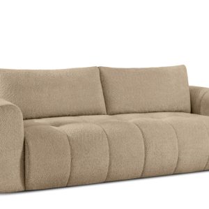 KONSIMO LIRA Sofa trzyosobowa rozkładana, z pojemnikiem na pościel, japandi 751915 KONSIMO LIRA Sofa trzyosobowa rozkładana, z pojemnikiem na pościel, japandi 751915