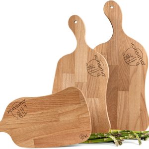KONSIMO LIVO Komplet desek do krojenia (3 szt.) z drewna bukowego 834349 KONSIMO LIVO Komplet desek do krojenia (3 szt.) z drewna bukowego 834349