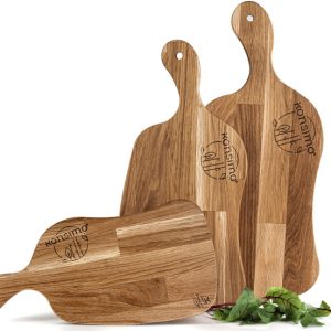 KONSIMO LIVO Komplet desek do krojenia (3 szt.) z drewna dębowego 834341 KONSIMO LIVO Komplet desek do krojenia (3 szt.) z drewna dębowego 834341