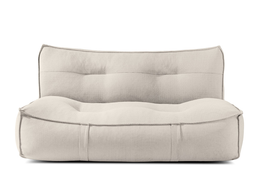 KONSIMO LOVIA Komfortowa Sofa na ogród, ciemnobeżowa, olefin, szer 177 cm 873758