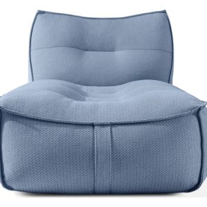 KONSIMO LOVIA Miękki Szezlong ogrodowy z pokrowcem, granatowy, olefin 873813 KONSIMO LOVIA Miękki Szezlong ogrodowy z pokrowcem, granatowy, olefin 873813
