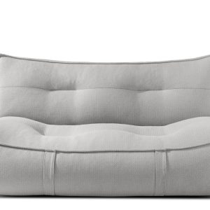 KONSIMO LOVIA Nowoczesna Sofa ogrodowa, ciemny szary, tkanina olefin 873761 KONSIMO LOVIA Nowoczesna Sofa ogrodowa, ciemny szary, tkanina olefin 873761