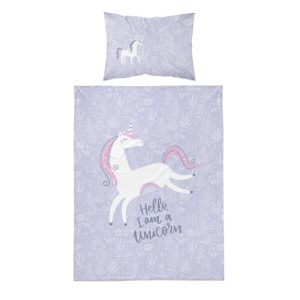KONSIMO LULA Komplet fioletowej pościeli dziecięcej 90×120 cm 809015 KONSIMO LULA Komplet fioletowej pościeli dziecięcej 90×120 cm 809015