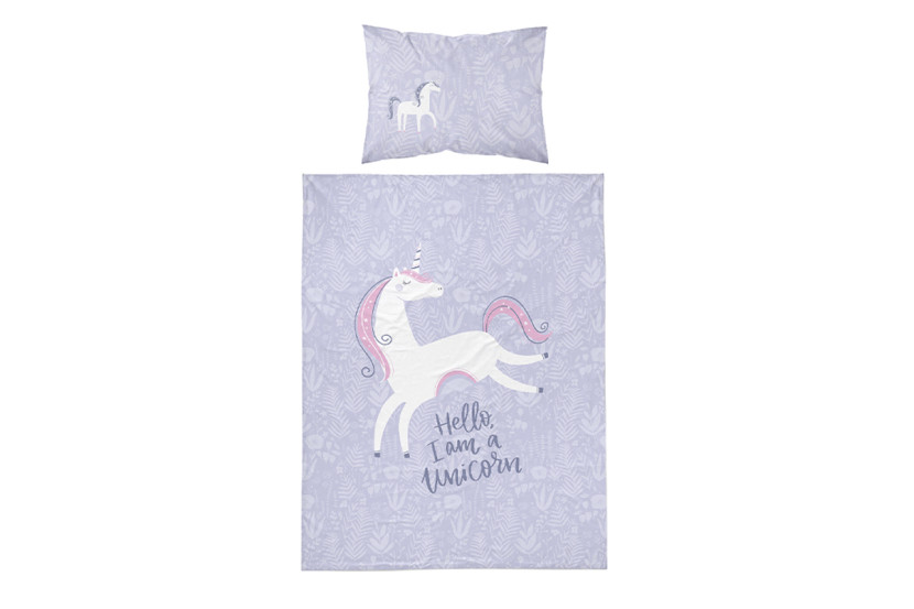KONSIMO LULA Komplet fioletowej pościeli dziecięcej 90x120 cm 809015