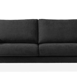 KONSIMO LUMO Trzyosobowa sofa na metalowych nóżkach, w stylu loft antracyt 753835 KONSIMO LUMO Trzyosobowa sofa na metalowych nóżkach, w stylu loft antracyt 753835