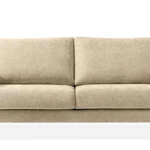 KONSIMO LUMO Trzyosobowa sofa na metalowych nóżkach, w stylu loft ecru 753832 KONSIMO LUMO Trzyosobowa sofa na metalowych nóżkach, w stylu loft ecru 753832
