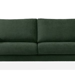 KONSIMO LUMO Trzyosobowa sofa na metalowych nóżkach, w stylu loft zielony 753833 KONSIMO LUMO Trzyosobowa sofa na metalowych nóżkach, w stylu loft zielony 753833