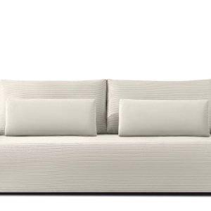 KONSIMO MOLLIS rozkładana sofa trzyosobowa, pojemnik na pościel, kremowy 726456 KONSIMO MOLLIS rozkładana sofa trzyosobowa, pojemnik na pościel, kremowy 726456