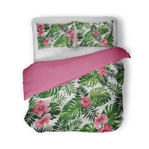 KONSIMO MONTERI Komplet pościeli bawełnianej wzór monstery 160×200 808098 KONSIMO MONTERI Komplet pościeli bawełnianej wzór monstery 160×200 808098