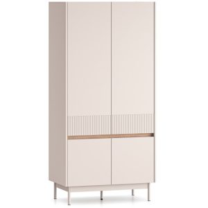 KONSIMO NALIA Kaszmirowa elegancka szafa na ubrania z drążkiem, ryflowana 757350 KONSIMO NALIA Kaszmirowa elegancka szafa na ubrania z drążkiem, ryflowana 757350