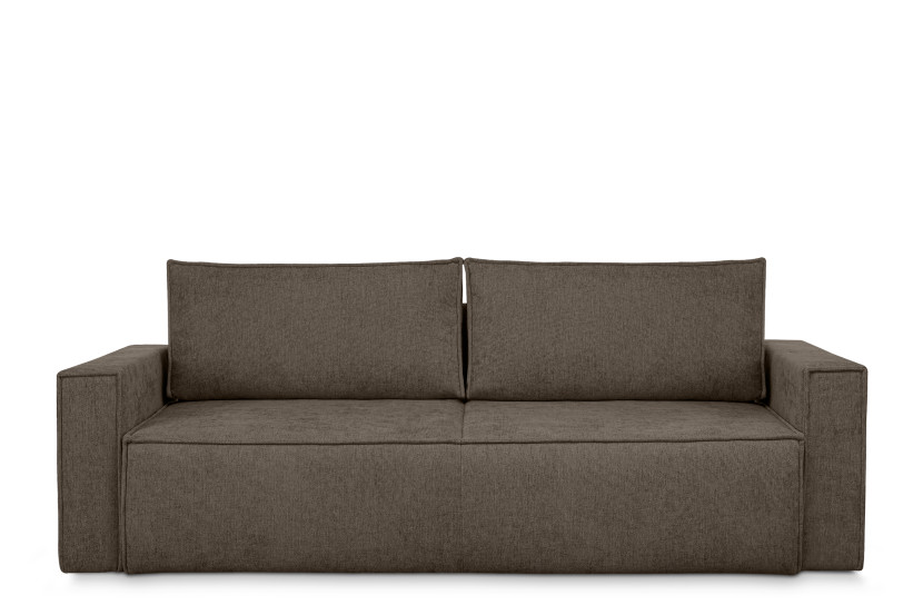 KONSIMO NAPI II Sofa 3-osobowa, kolor brązowy 297236