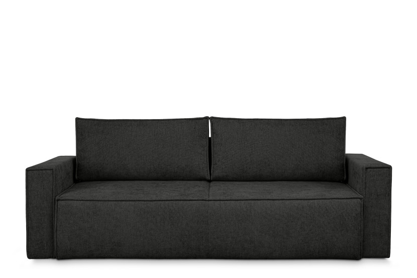 KONSIMO NAPI II Sofa 3-osobowa, kolor Czarny 297234