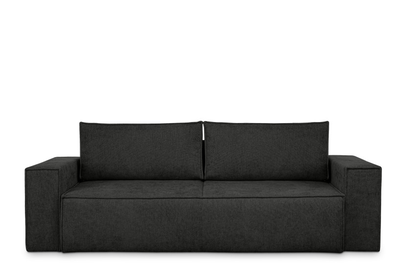 KONSIMO NAPI II Sofa 3-osobowa, kolor Czarny 297182