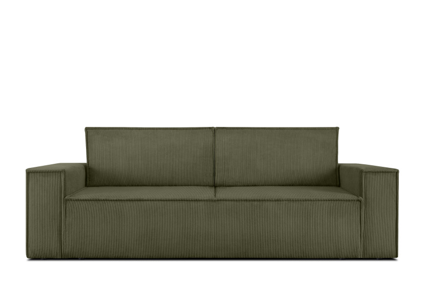 KONSIMO NAPI Sofa 3-osobowa, oliwkowa 297211