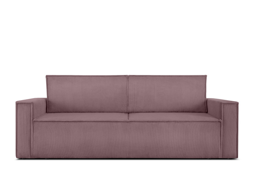 KONSIMO NAPI Sofa 3-osobowa, sztruks, jasnofioletowy 297189