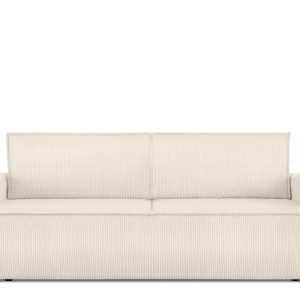 KONSIMO NAPI Sofa 3-osobowa, sztruks w kolorze ecru 297227 KONSIMO NAPI Sofa 3-osobowa, sztruks w kolorze ecru 297227